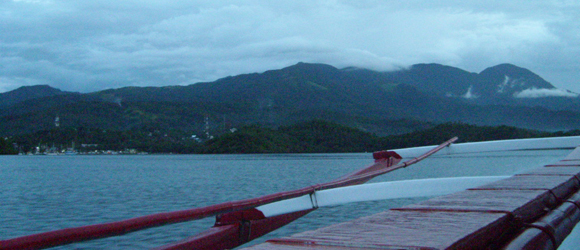 Mindoro banka boat view